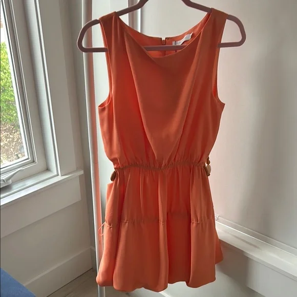 open lace back dress Simple Homecoming Dresses Orange Satin Mini School Semi Hoco Dress Sho –  Laylatailor Shop
